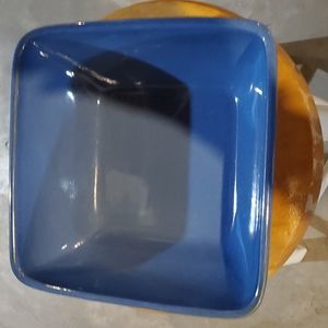 Blue bowl.
